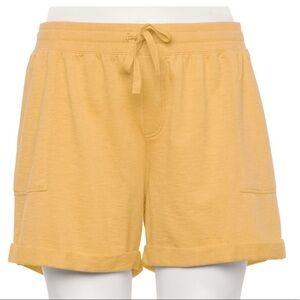 Sonoma 5X Cider Yellow Goods for life midrise knit shorts NWT